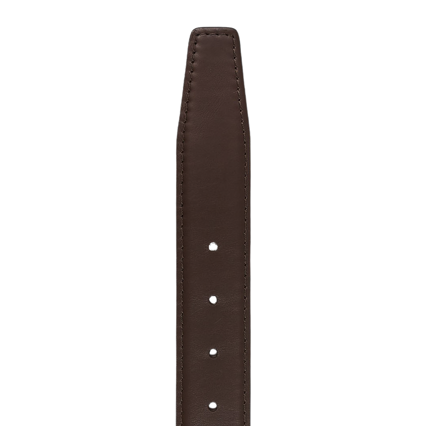 Moreschi Chocolate Brown Calf Leather 35mm Belt Edge
