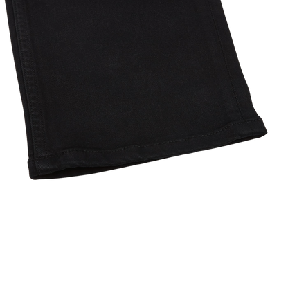 Paige Black Shadow Cotton Stretch Lennox Jeans Cuff