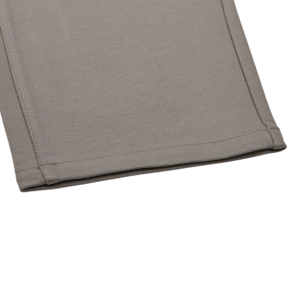Paige Dark Taupe Jersey Stafford Trousers Cuff