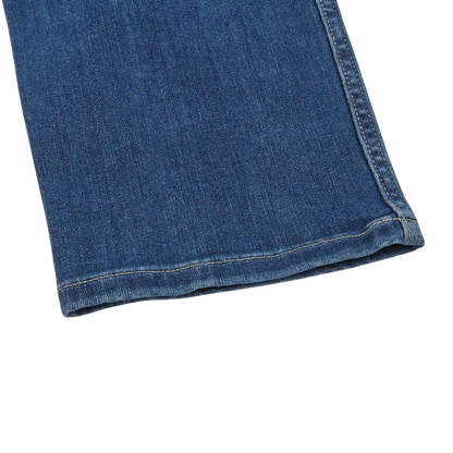 Paige Mulholland Blue Cotton Stretch Lennox Jeans Cuff