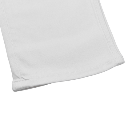 Paige White Icecap Cotton Stretch Lennox Jeans Cuff