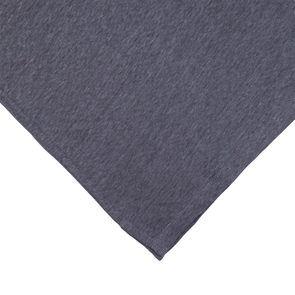 A Grey Blue Linen Capri Collar Polo Shirt by Paige on a white background.