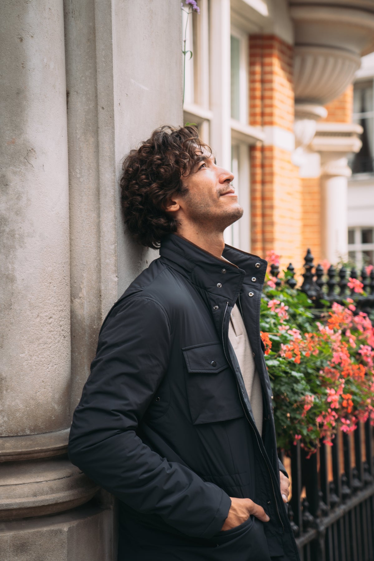 Navy Nylon Quattro Field Jacket
