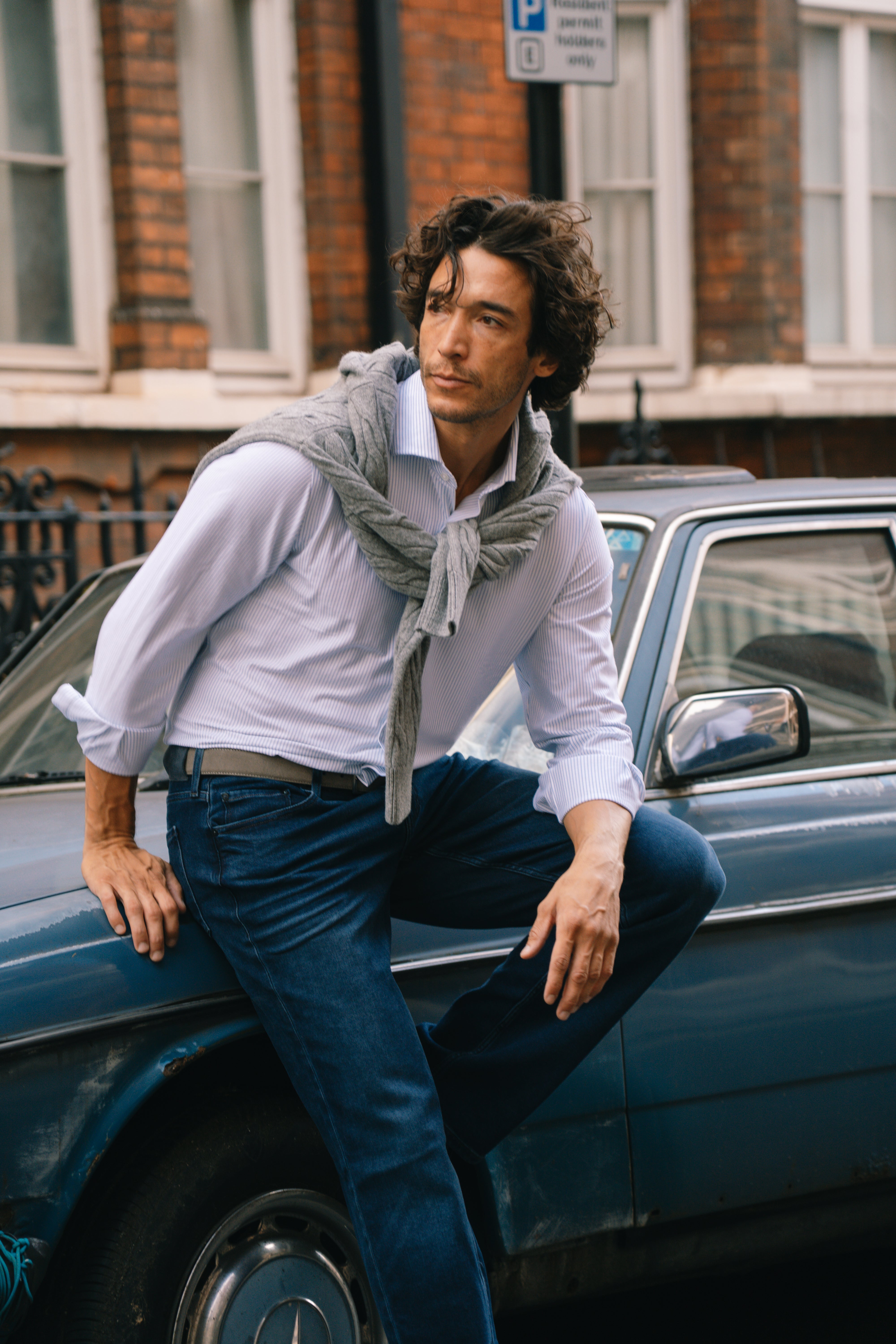 Dark Wash Indigo Jenkins Doheny Relaxed Straight Jeans