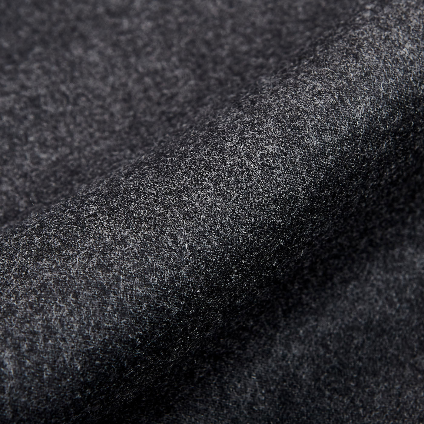 Pt Torino Grey Wool Flannel Gentleman Fit Pleated Trousers Fabric