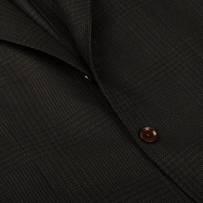 Ring Jacket Green Blue Checked Wool Balloon Blazer Closed