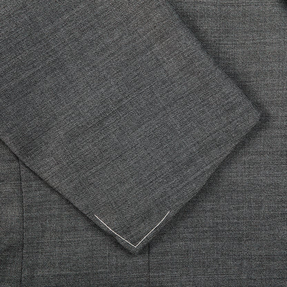Ring Jacket Grey Melange Pic 'n Pic Wool Suit Cuff
