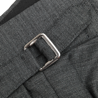 Ring Jacket Grey Melange Pic 'n Pic Wool Suit Detail