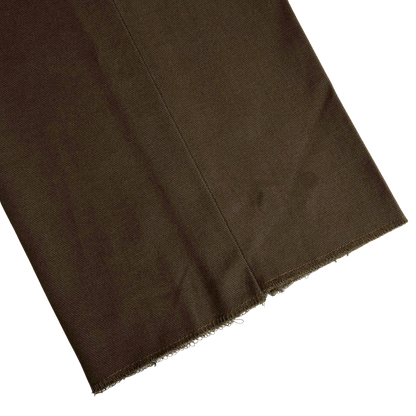 Ring Jacket Olive Heavy Cotton Twill Pleated Trousers Cuff