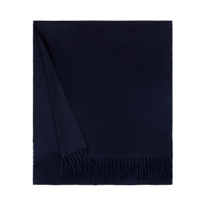 Navy Pure Cashmere Scarf