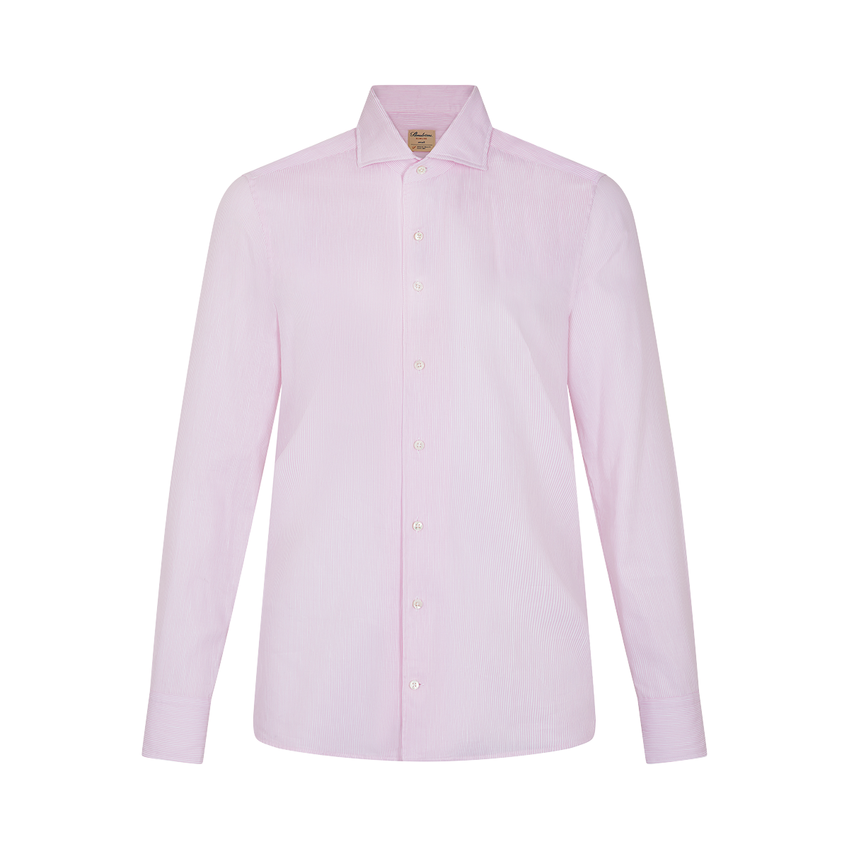 Light Pink Stripe Cotton/Linen Shirt