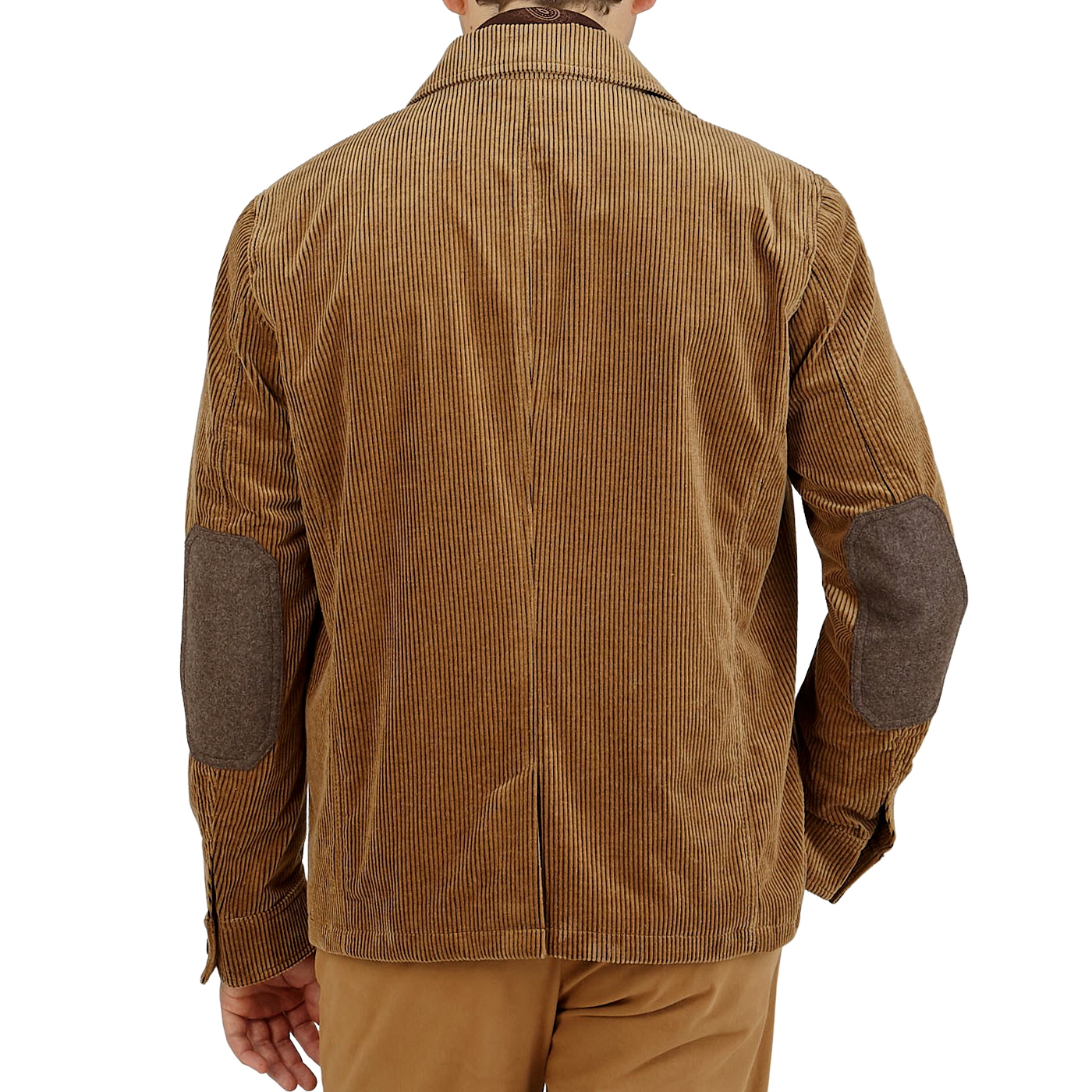 Schneiders Camel Corduroy Five Pocket Chore Jacket Back