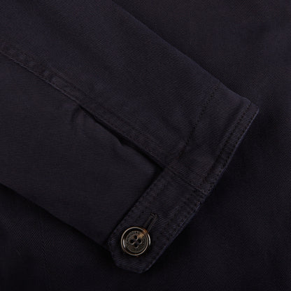 Schneiders Navy Blue Dyed Cotton Fur Lined Jacket Cuff