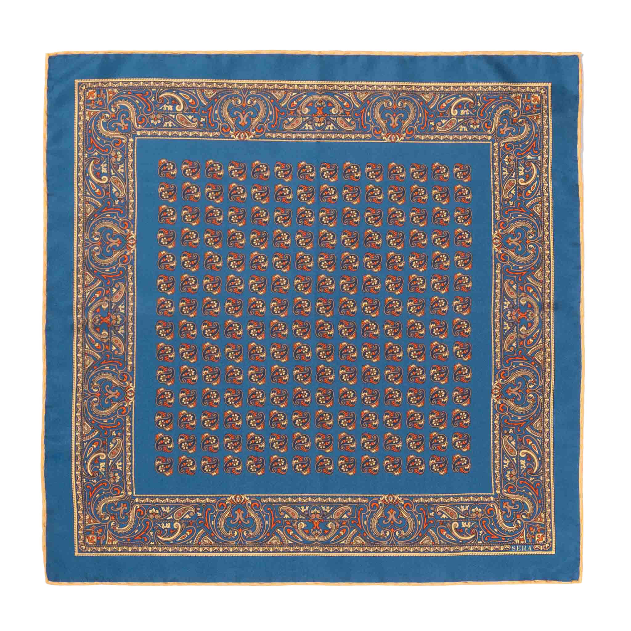 Nutmeg Montepulciano Silk Pocket Square
