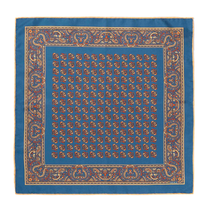 Nutmeg Montepulciano Silk Pocket Square