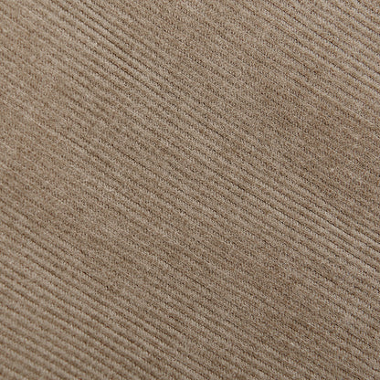Stenströms Dark Taupe Cotton Corduroy Fitted Body Shirt Fabric