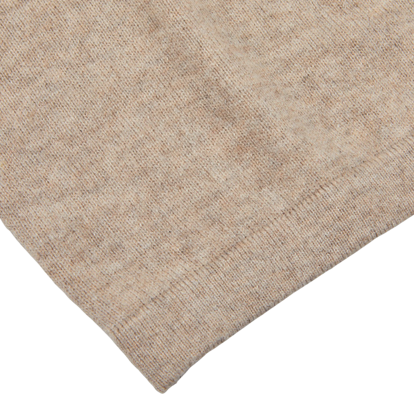 Stenströms Taupe Beige Pure Cashmere Polo Shirt Edge