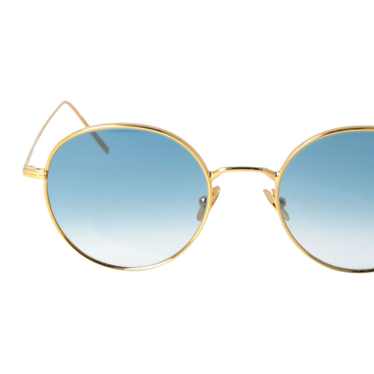 The Bespoke Dudes Ulster 24K Gold Gradient Blue Lenses 50mm Lens