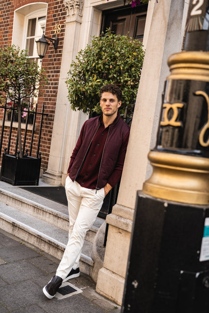 Burgundy Nylon Arena Gilet