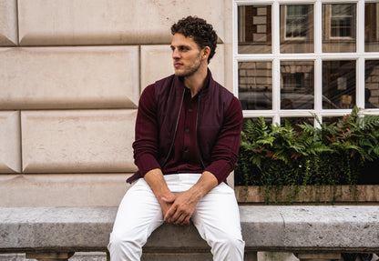 Burgundy Nylon Arena Gilet