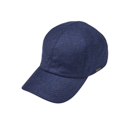 Wigéns Blue Loro Piana Wool Cashmere Baseball Cap Feature