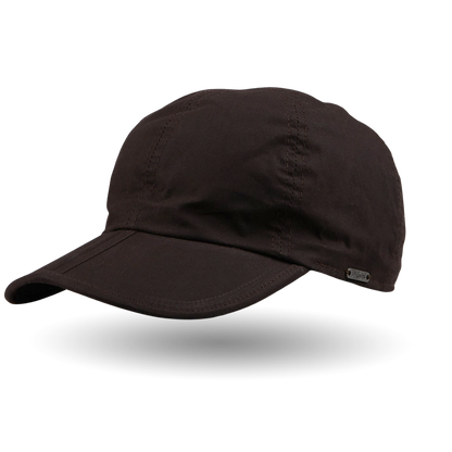 Wigéns Dark Brown Cotton Fleece Lined Baseball Cap Feature