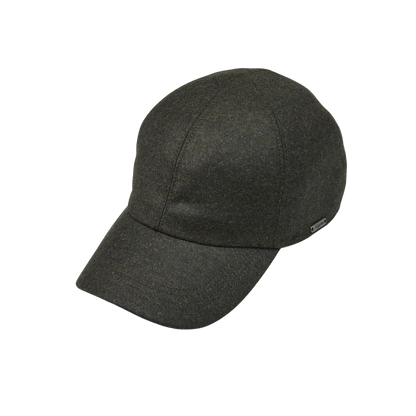 A Green Loro Piana Wool Cashmere Wigéns Baseball Cap.