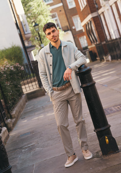 Sage Green Bi-Stretch Technical Trousers