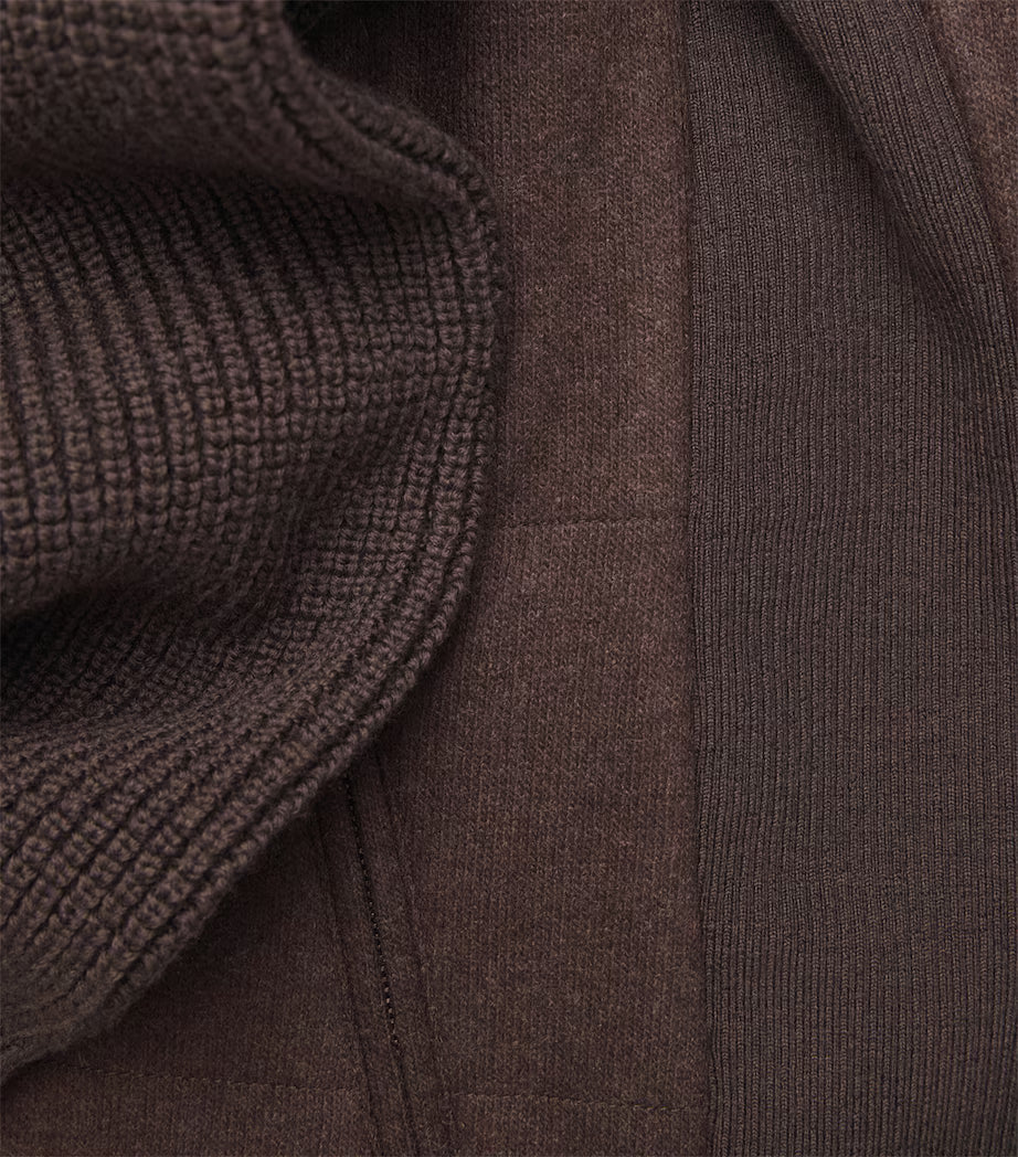 Brown Brenta Sleeve Blouson