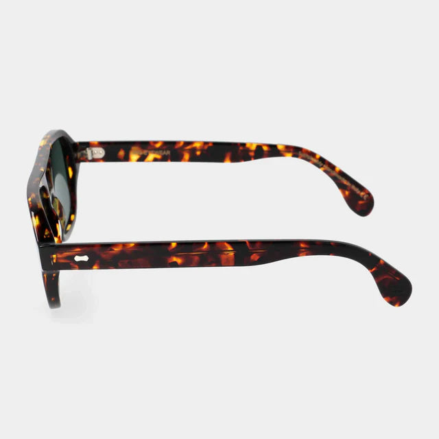 Gianni Eco Dark Havana | Bottle Green