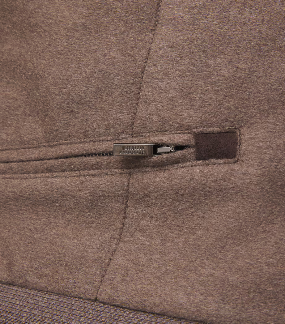 Brown Cashmere Arena Gilet