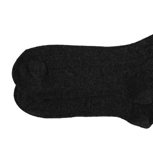 Charcoal Grey Supreme Wool Cashmere Blend Socks