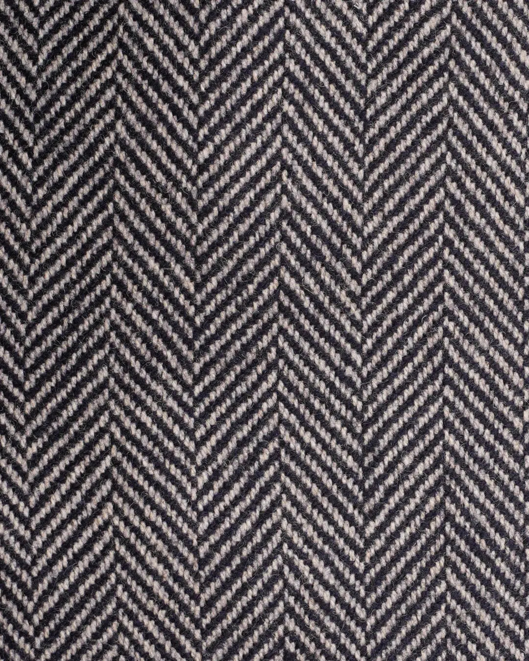 Navy Herringbone Tweed Blazer