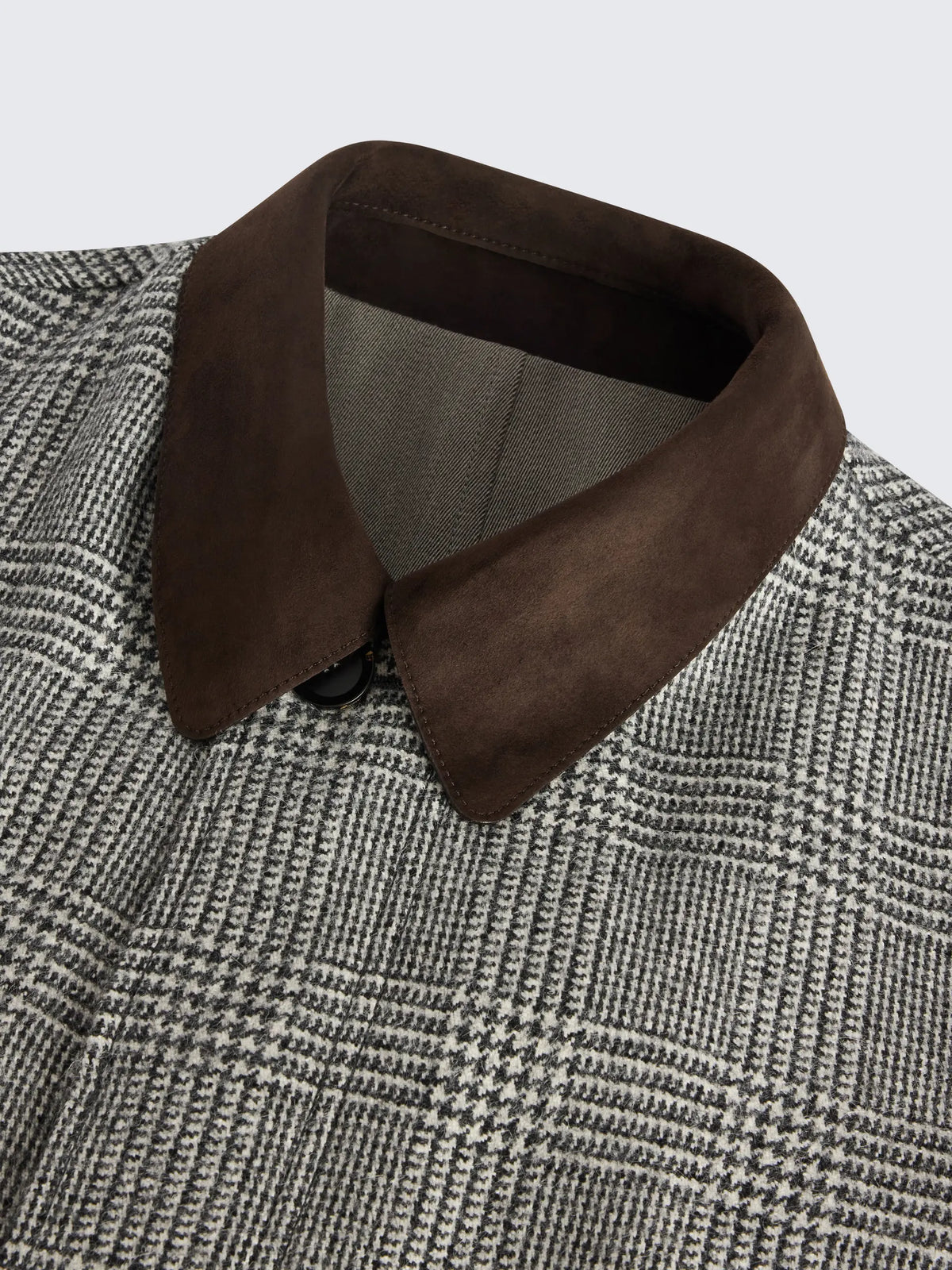 Olive Green Wool and Baby Alpaca Reversible Carcoat