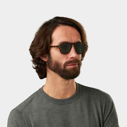 Panama Eco Dark Havana | Bottle Green
