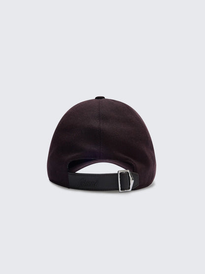 Plum Technical Cashmere Baseball Cap